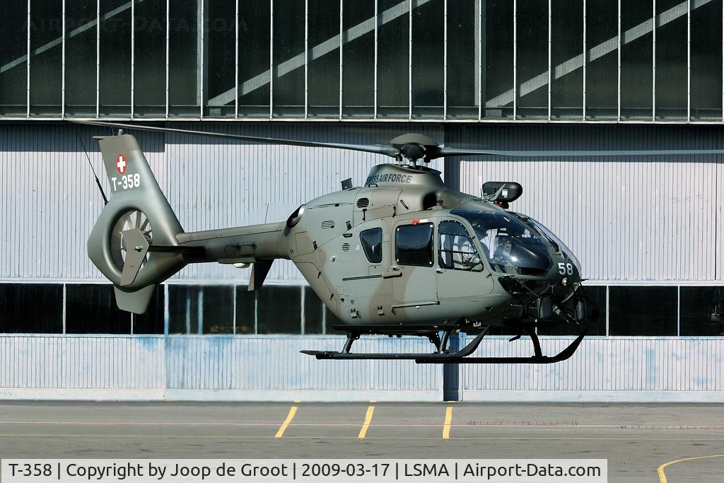 T-358, 2008 Eurocopter EC-635P-2 C/N 0693, Take off of one of the new helicopters for one of the training flights.