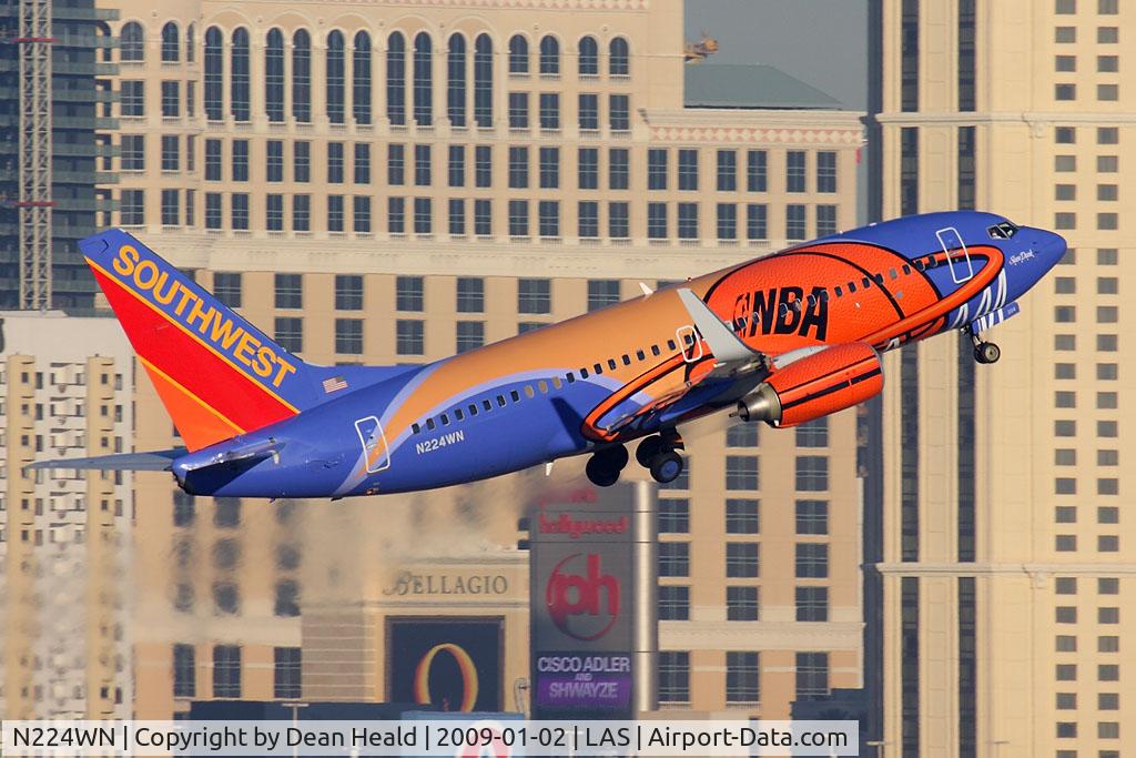 N224WN, 2005 Boeing 737-7H4 C/N 32493, Southwest Airlines N224WN 