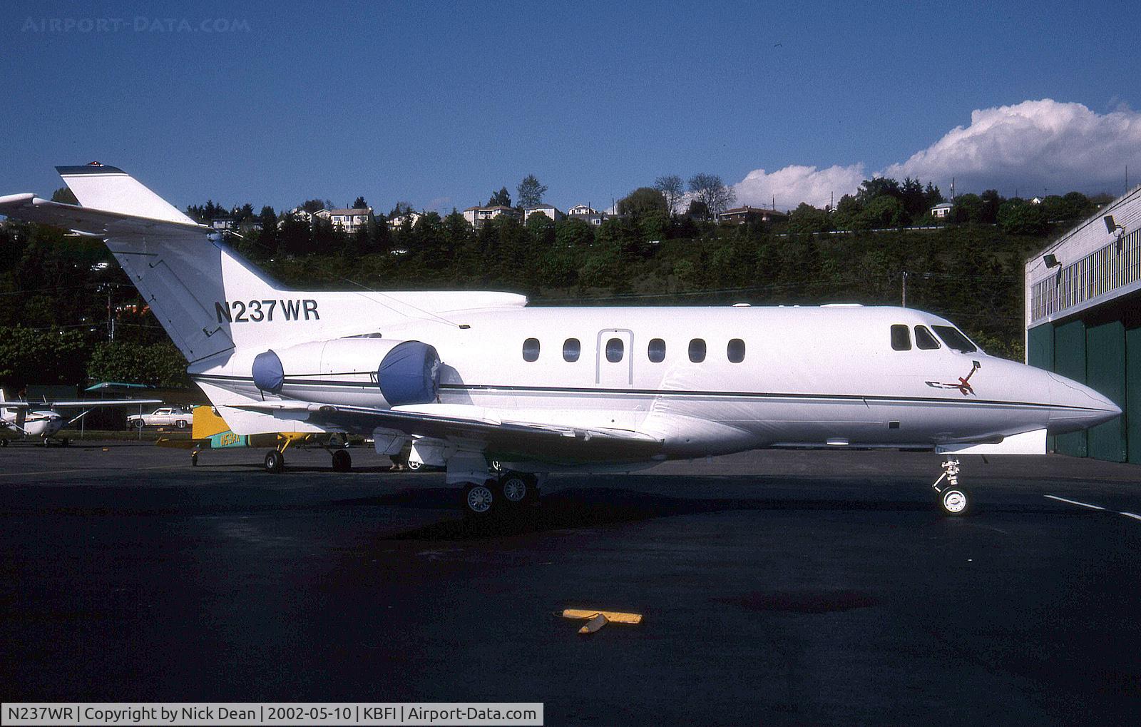 N237WR, 1979 British Aerospace HS 125-700A C/N 257072/NA0252, KBFI