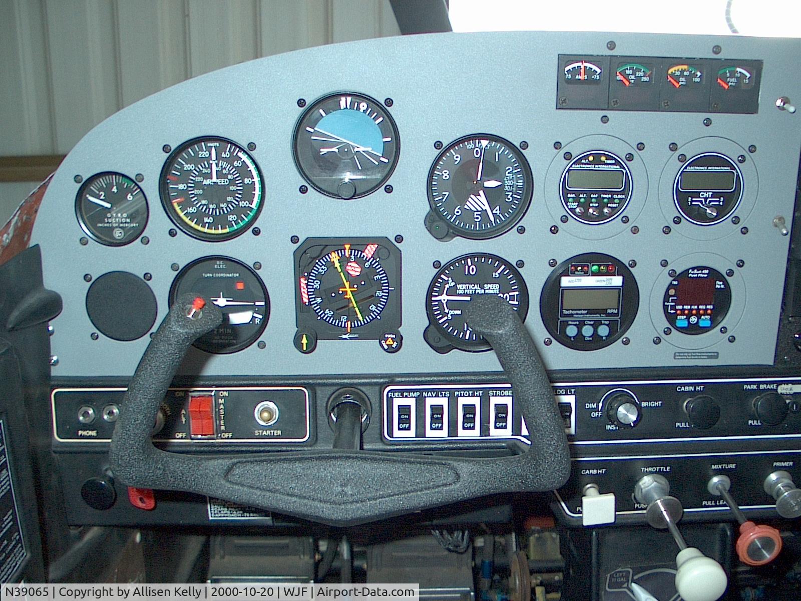 N39065, 1978 Grumman American AA-1C Lynx C/N AA1C0211, Panel