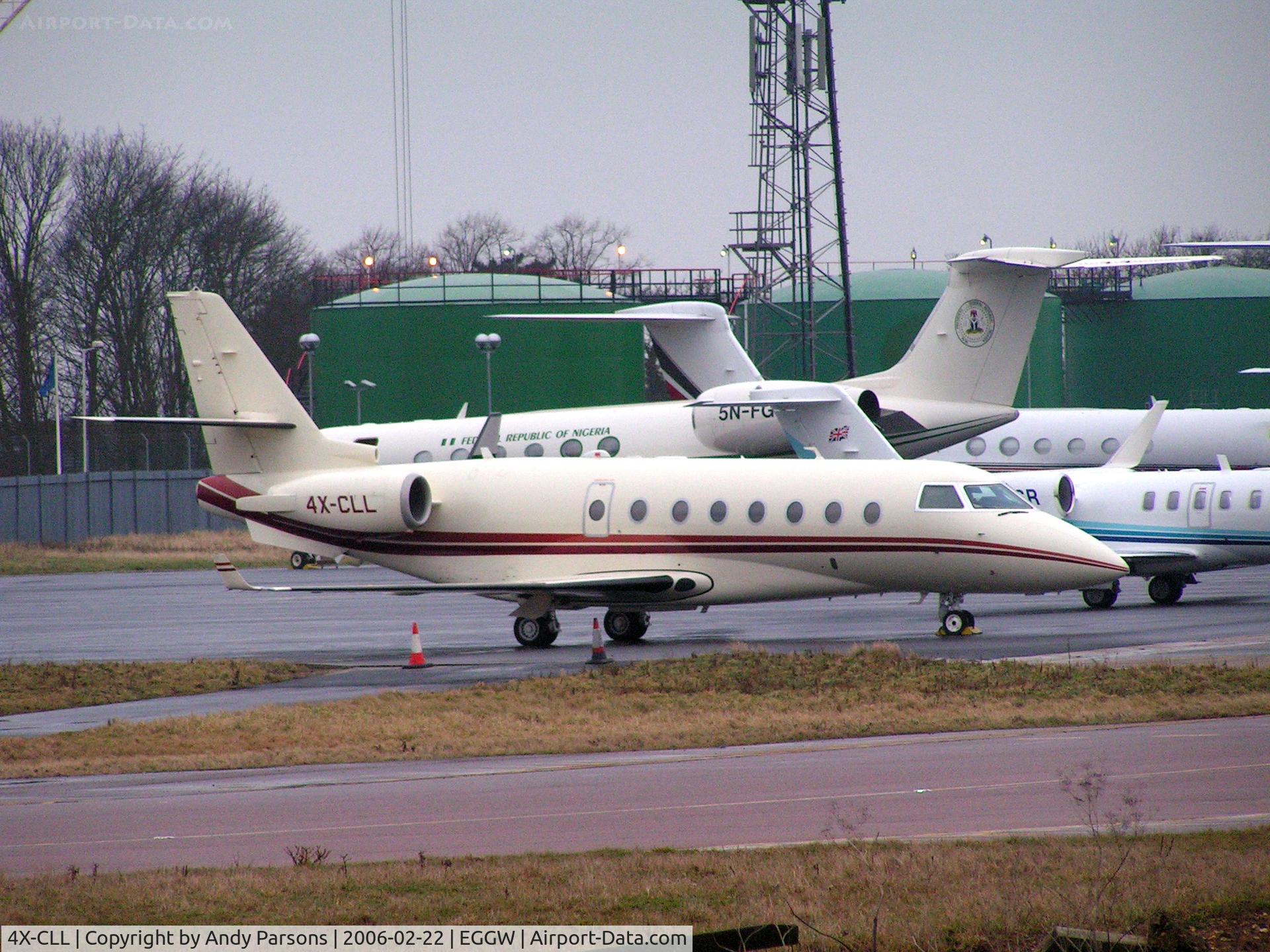4X-CLL, 2001 Israel Aircraft Industries IAI-1126 Galaxy C/N 040, Visiting Luton