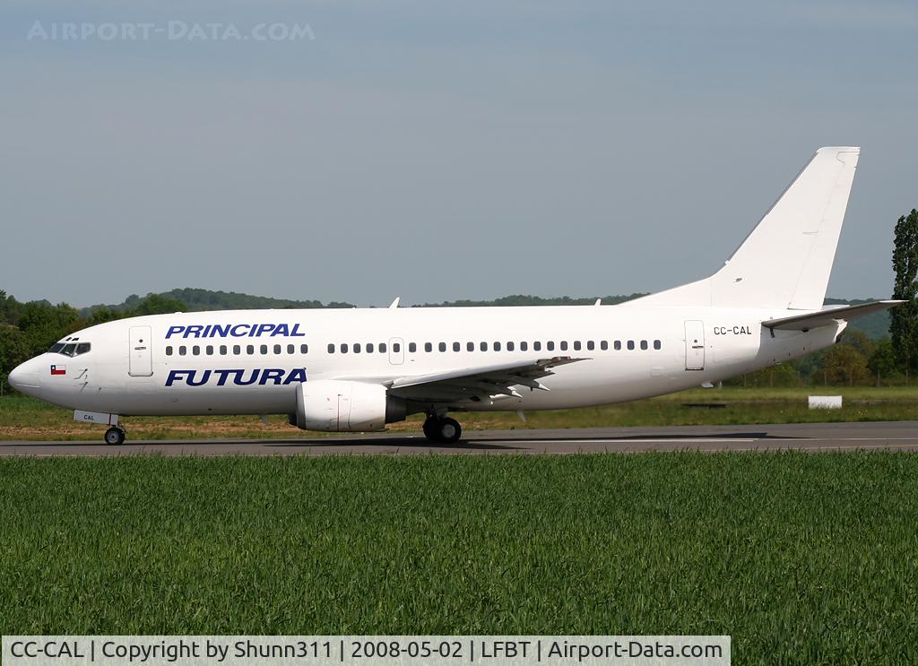 CC-CAL, 1987 Boeing 737-33A C/N 23635, Ready for take off rwy 02