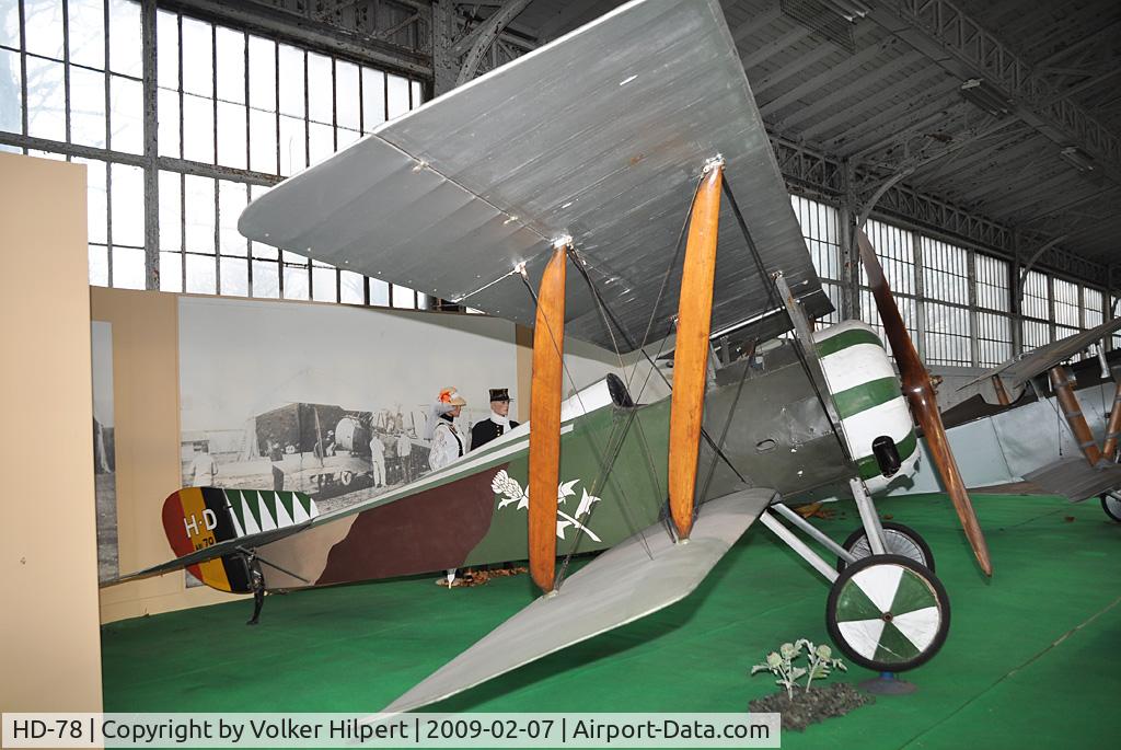 HD-78, Hanriot HD-1 C/N 5153, at Museum Brussels