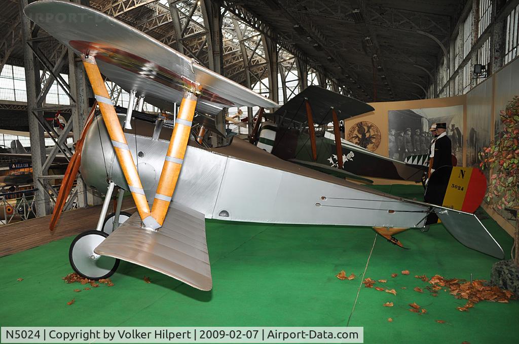 N5024, Nieuport 23 C-1 C/N 064, at Museum Brussels