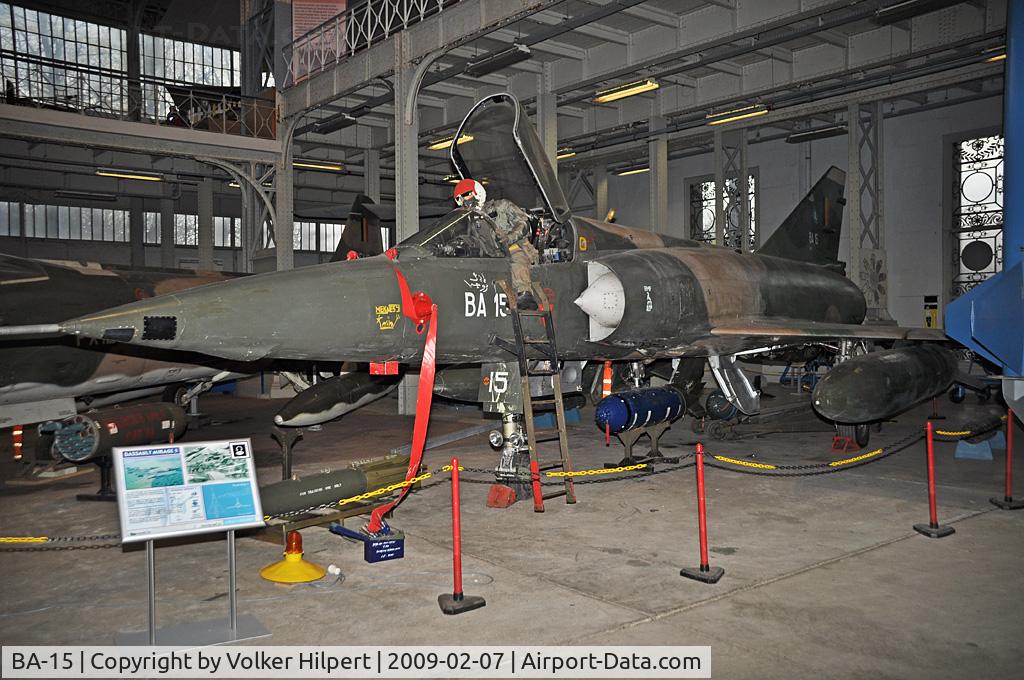 BA-15, Dassault Mirage 5BA C/N 15, at Museum, Brussels