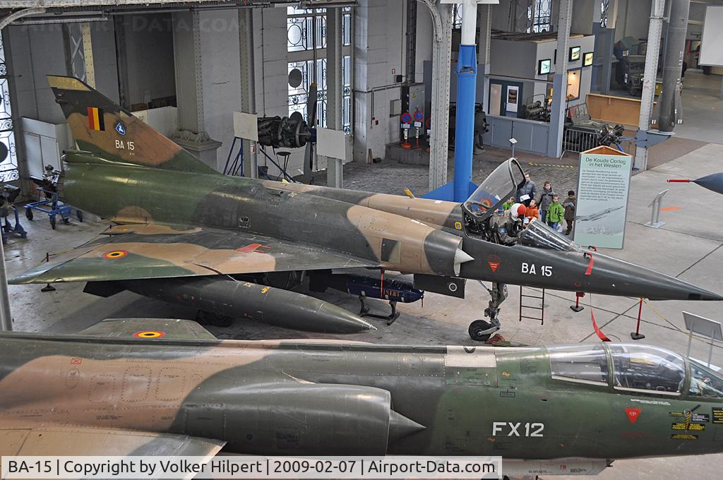 BA-15, Dassault Mirage 5BA C/N 15, at Museum, Brussels