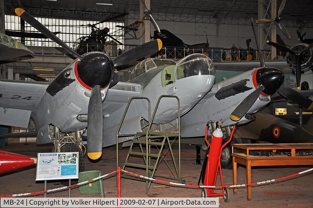 MB-24, De Havilland DH-98 Mosquito NF.30 C/N 984597, at Museum, Brussels