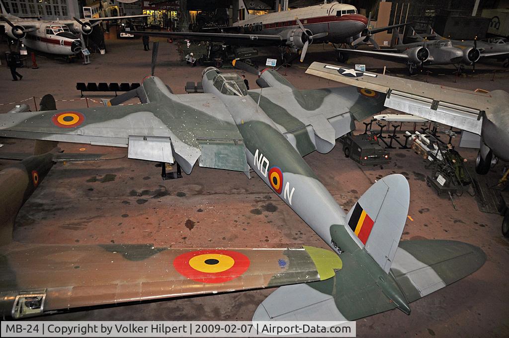 MB-24, De Havilland DH-98 Mosquito NF.30 C/N 984597, at Museum, Brussels