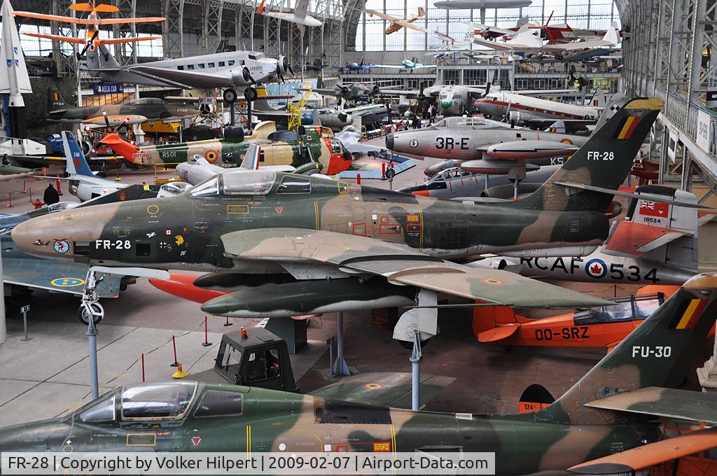 FR-28, 1955 Republic RF-84F Thunderflash C/N 52-7346, at Museum, Brussels
