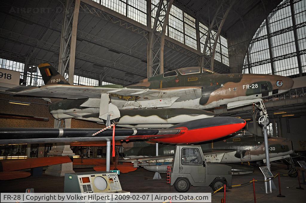 FR-28, 1955 Republic RF-84F Thunderflash C/N 52-7346, at Museum, Brussels