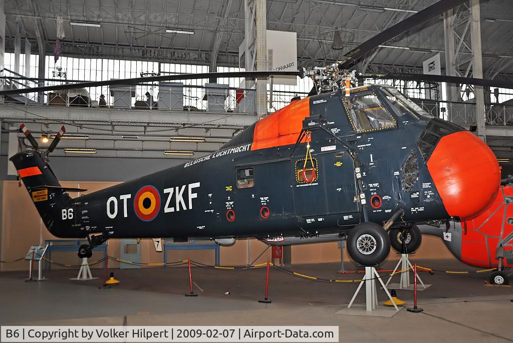 B6, Sikorsky HSS-1 Seabat C/N SA181, at Museum, Brussels
