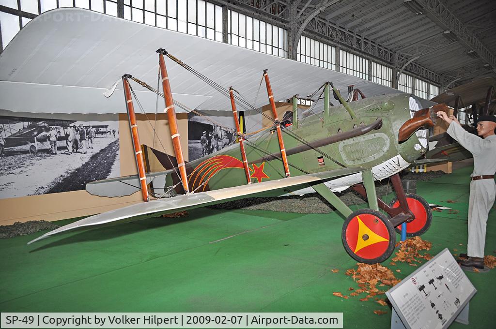 SP-49, SPAD S-XIII C1 C/N Not found SP-49, at Museum, Brussels