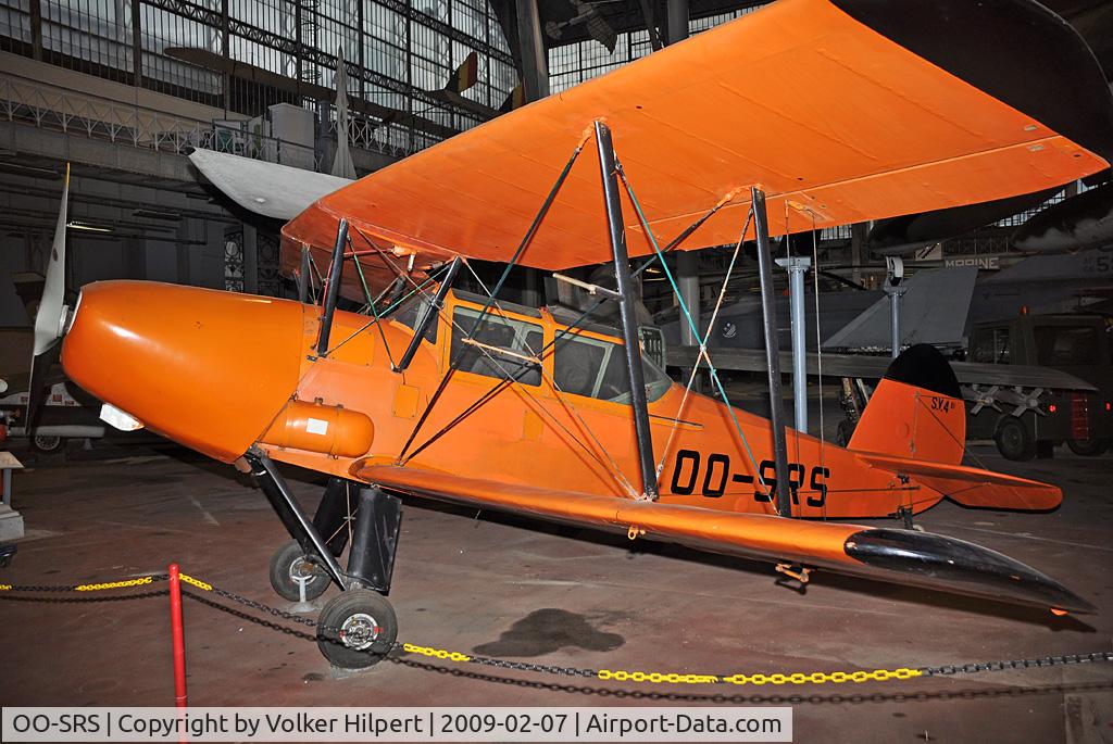 OO-SRS, Stampe-Vertongen SV-4D C/N 1208, at Museum, Brussels