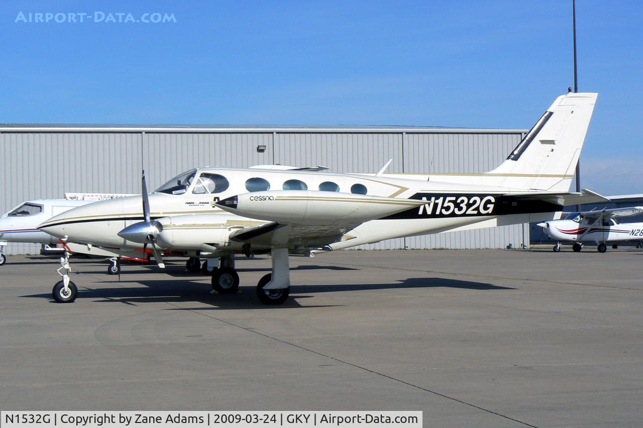 N1532G, 1976 Cessna 340A C/N 340A0098, At Arlington Municipal