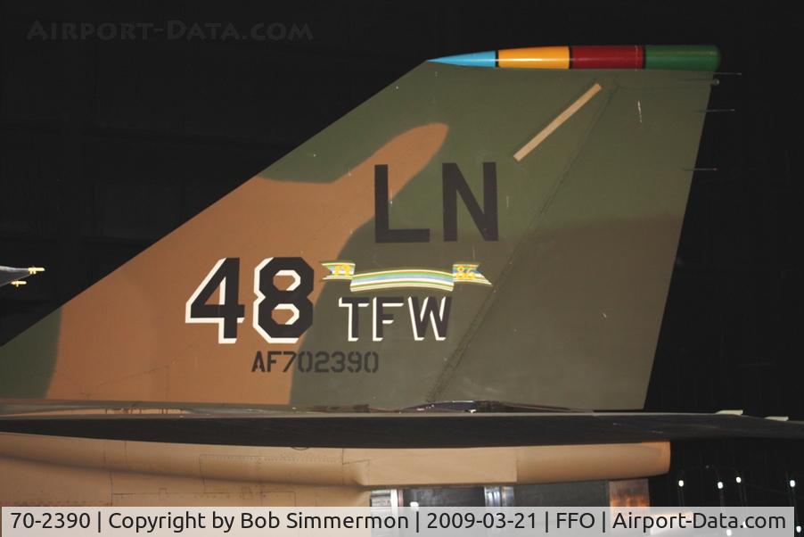 70-2390, 1970 General Dynamics F-111F Aardvark C/N E2-29, 1970 General Dynamics F-111F at the USAF Museum in Dayton, Ohio.