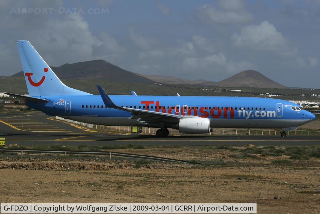 G-FDZO, 2007 Boeing 737-8K5 C/N 34691, visitor