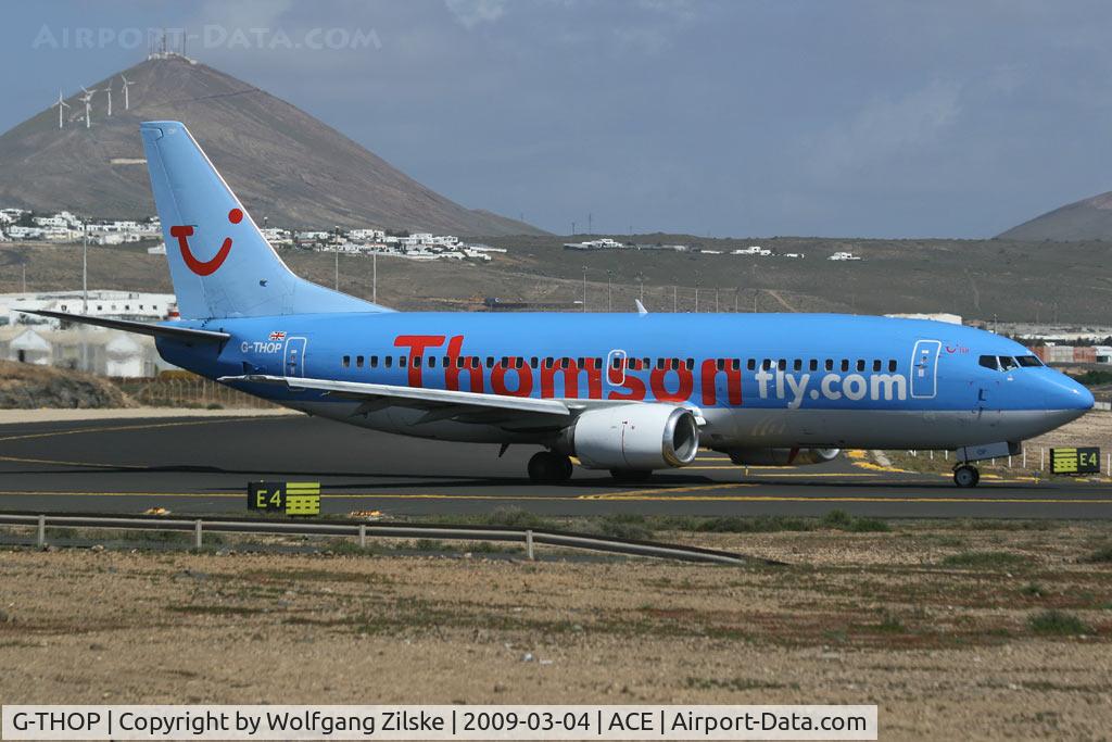 G-THOP, 1998 Boeing 737-3U3 C/N 28740, visitor