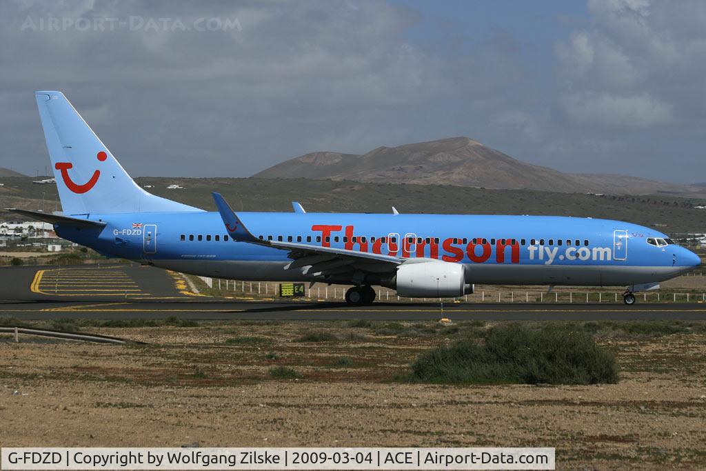 G-FDZD, 2007 Boeing 737-8K5 C/N 35132, visitor
