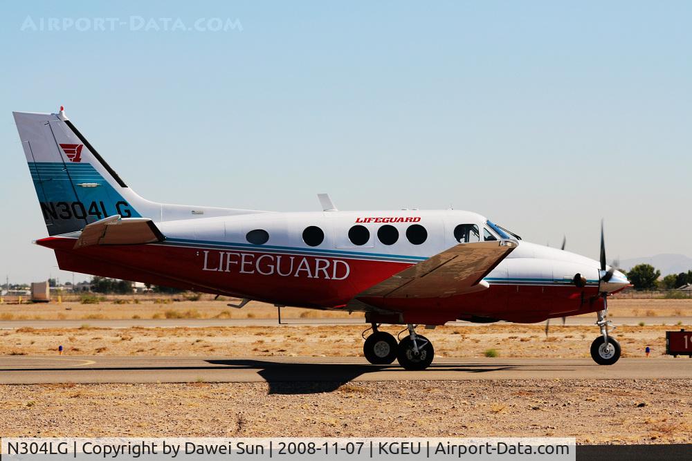 N304LG, 1977 Beech E-90 King Air C/N LW-231, Glendale