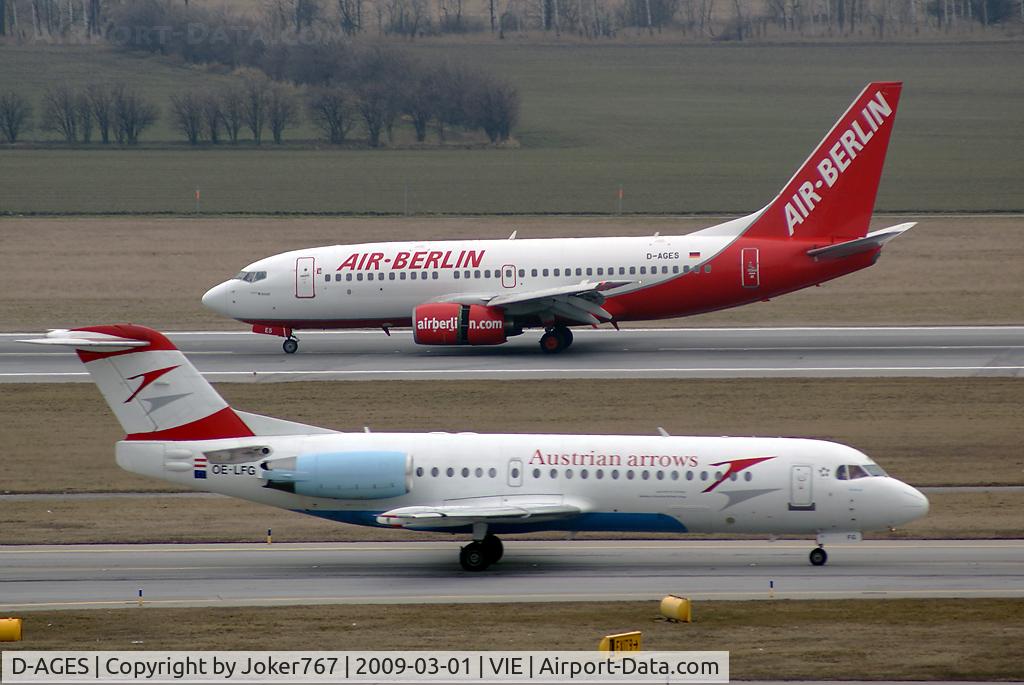 D-AGES, 1998 Boeing 737-75B C/N 28108, Air Berlin Boeing 737-76Q
