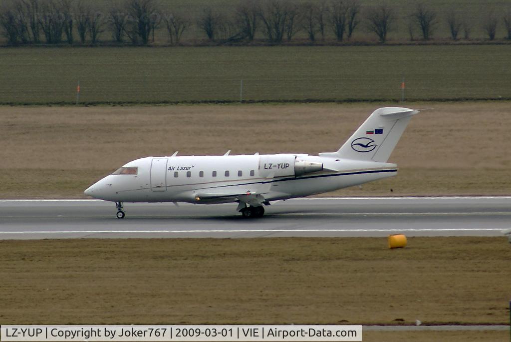LZ-YUP, 2004 Bombardier Challenger 604 (CL-600-2B16) C/N 5602, Air Lazur Canadair Challenger 604