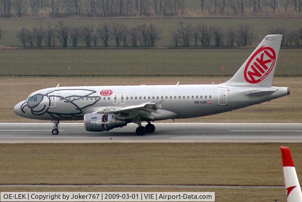 OE-LEK, 2007 Airbus A319-112 C/N 3019, NIKI Airbus A319-112