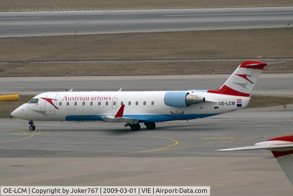 OE-LCM, 1997 Canadair CRJ-200LR (CL-600-2B19) C/N 7205, Austrian arrows Canadair Regional Jet CRJ200LR
