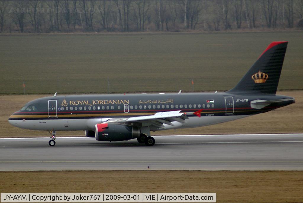 JY-AYM, 2008 Airbus A319-132 C/N 3685, Royal Jordanian Airbus A319-132