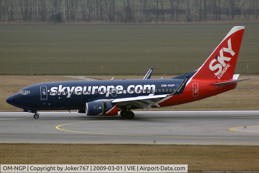 OM-NGP, 2007 Boeing 737-7GL C/N 34760, SkyEurope Airlines Boeing 737-76N(WL)
