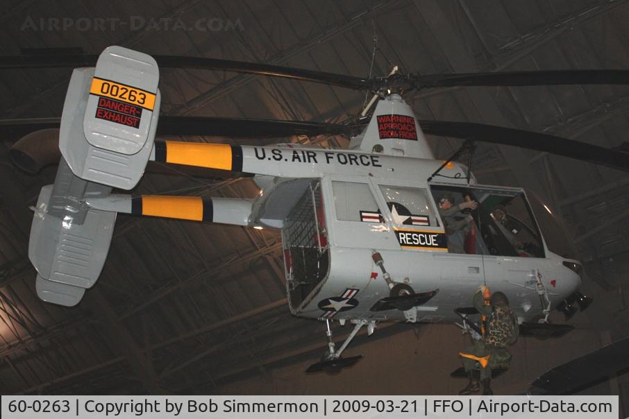 60-0263, 1960 Kaman HH-43B Huskie C/N 87, 1960 Kaman HH-43B Huskie at the USAF Museum in Dayton, Ohio.