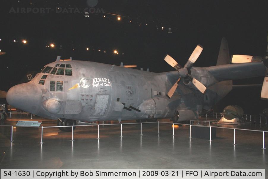 54-1630, 1954 Lockheed AC-130A-LM Hercules C/N 182-3017, 1954 Lockheed AC-130A Spectre, a Desert Strom veteran, at the USAF Museum in Dayton, Ohio.