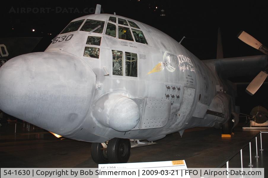 54-1630, 1954 Lockheed AC-130A-LM Hercules C/N 182-3017, 1954 Lockheed AC-130A Spectre, a Desert Strom veteran, at the USAF Museum in Dayton, Ohio.
