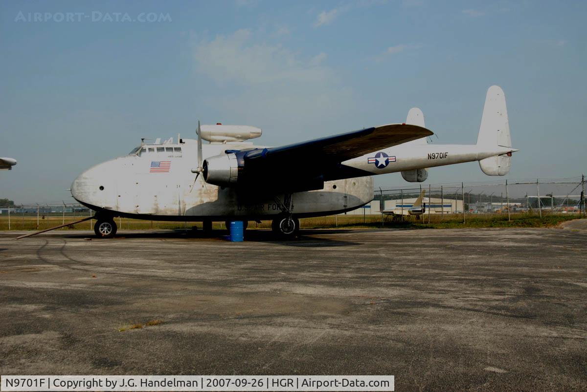 N9701F, 1945 Fairchild C-82A Packet C/N 10184 (45-57814), at old Fairchild plant