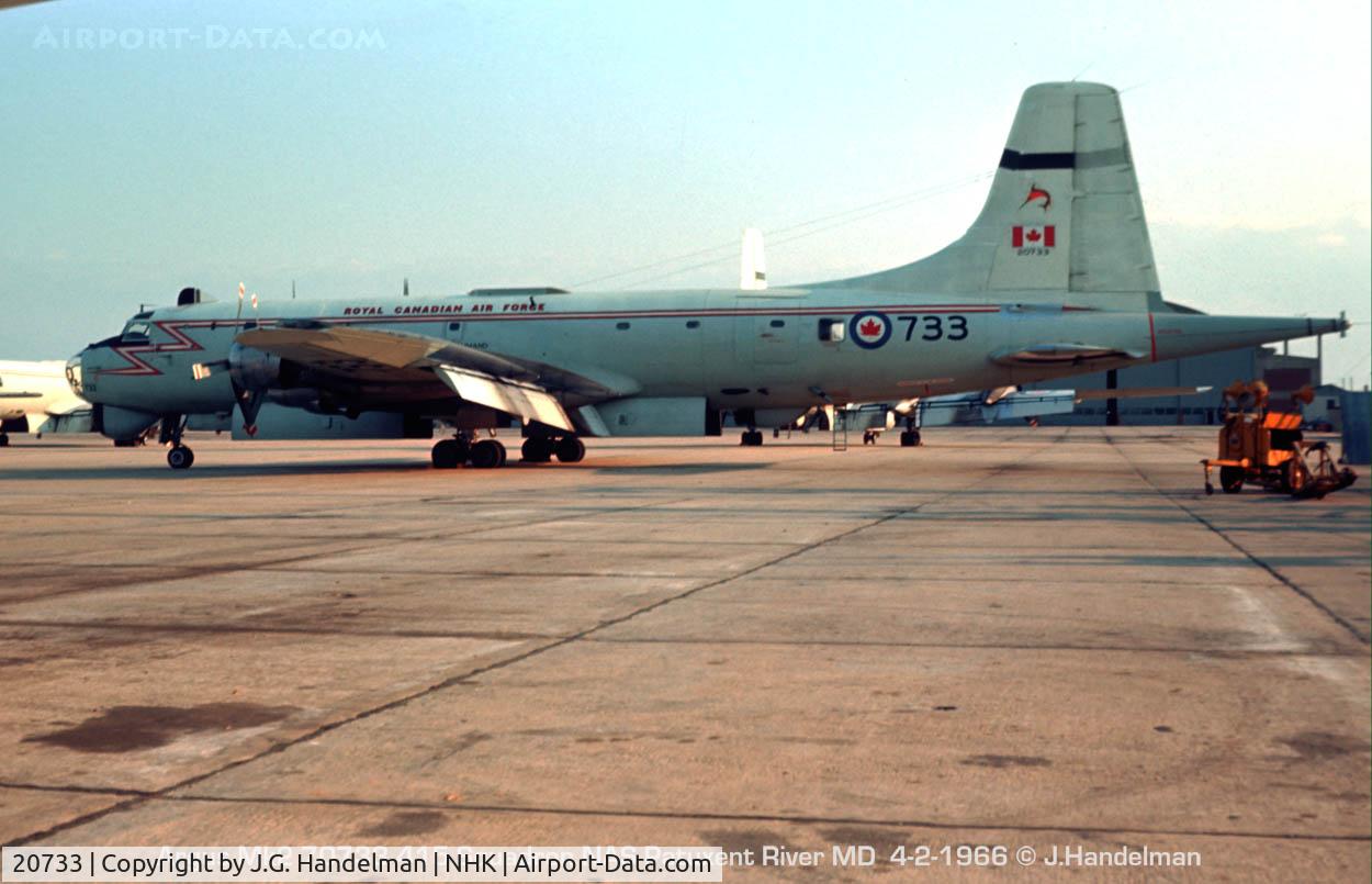 20733, Canadair CP-107 Argus 2 (CL-28-2) C/N 24, Canadair Argus at Pax River