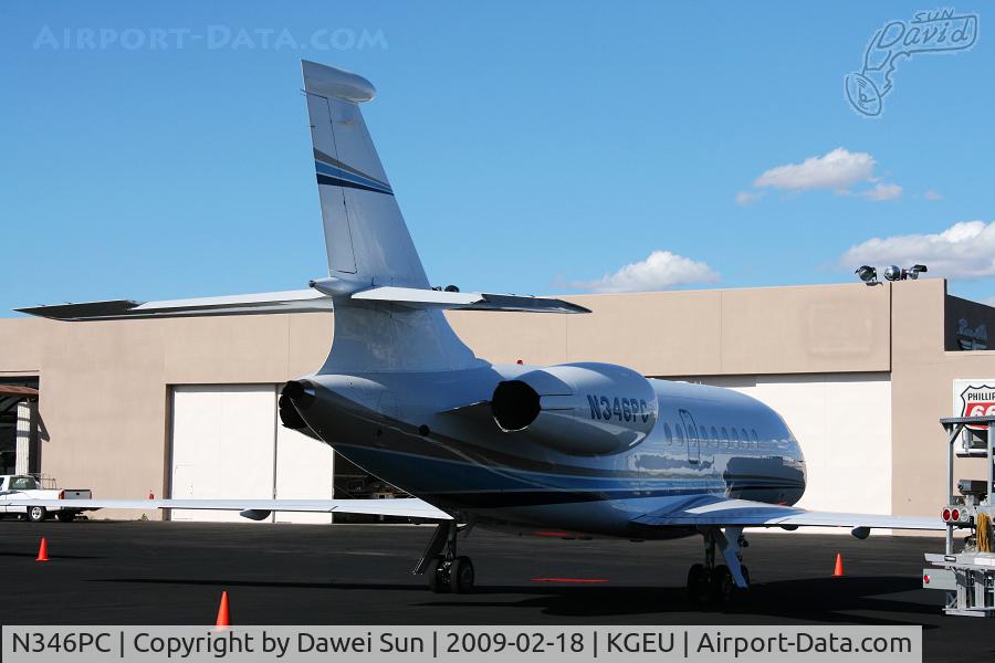N346PC, 2005 Dassault Falcon 2000EX C/N 62, KGEU