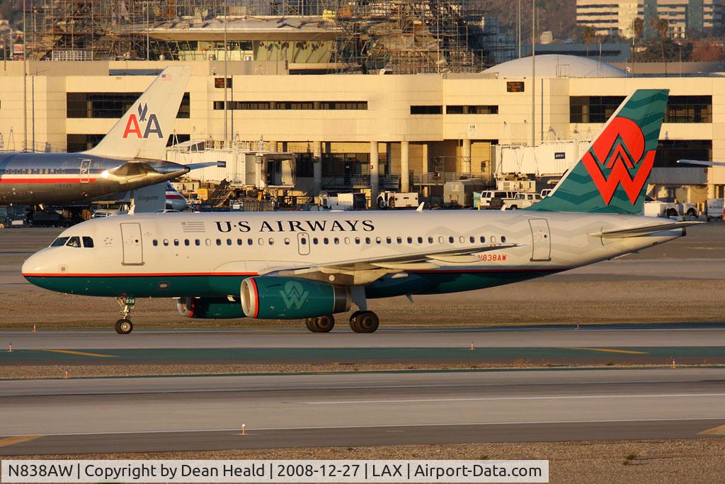 N838AW, 2005 Airbus A319-132 C/N 2615, US Airways 