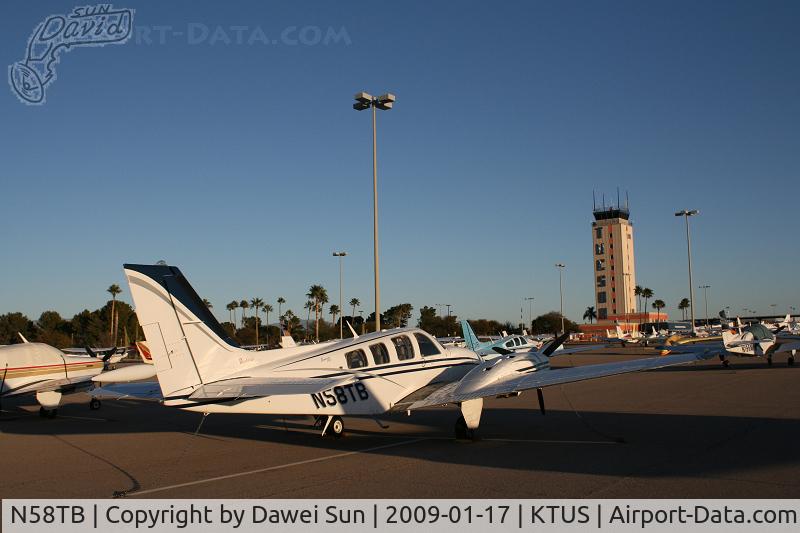 N58TB, 1977 Beech 58P Baron C/N TJ-113, Shot @ Tucson