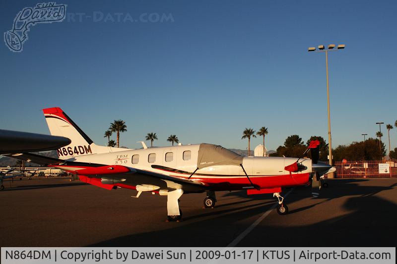 N864DM, 2006 Socata TBM-700 C/N 386, Shot @ Tucson