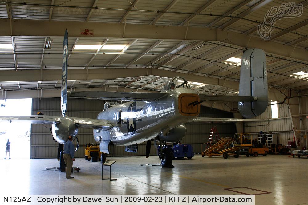 N125AZ, 1960 North American TB-25N Mitchell C/N 108-35262, Shot @ Falcon Field
