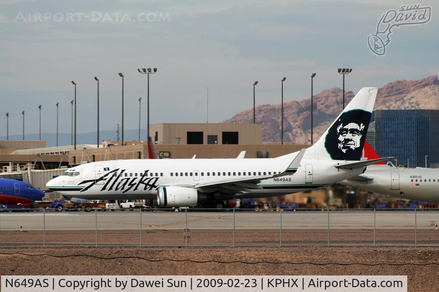 N649AS, 2003 Boeing 737-790 C/N 30663, PHX