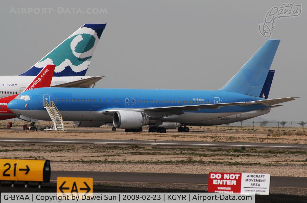 G-BYAA, 1991 Boeing 767-204 C/N 25058, Goodyear
