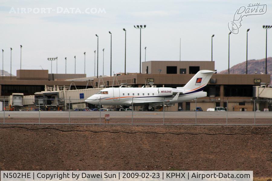 N502HE, 1992 Canadair Challenger 601-3A (CL-600-2B16) C/N 5111, PHX