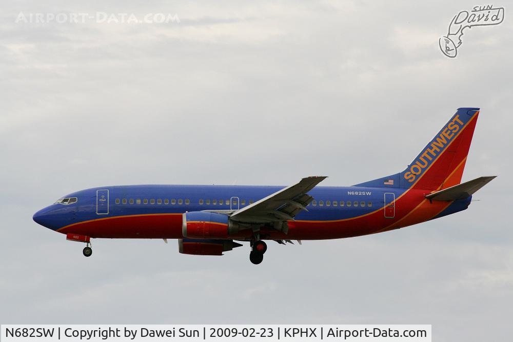 N682SW, 1986 Boeing 737-3Y0 C/N 23496, PHX