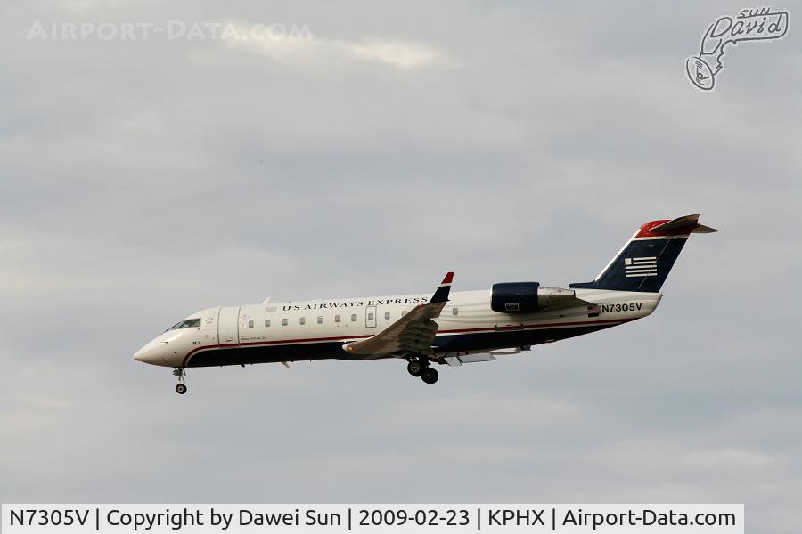 N7305V, 1999 Bombardier CRJ-200LR (CL-600-2B19) C/N 7305, PHX