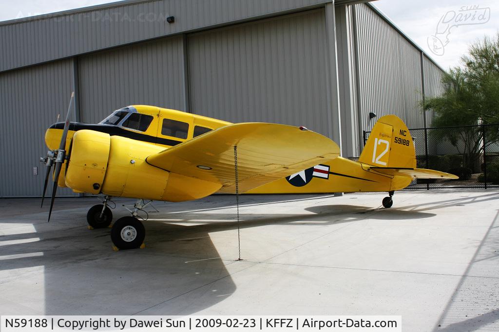 N59188, 1942 Cessna T-50 Bobcat Bobcat C/N 3084, T-50
