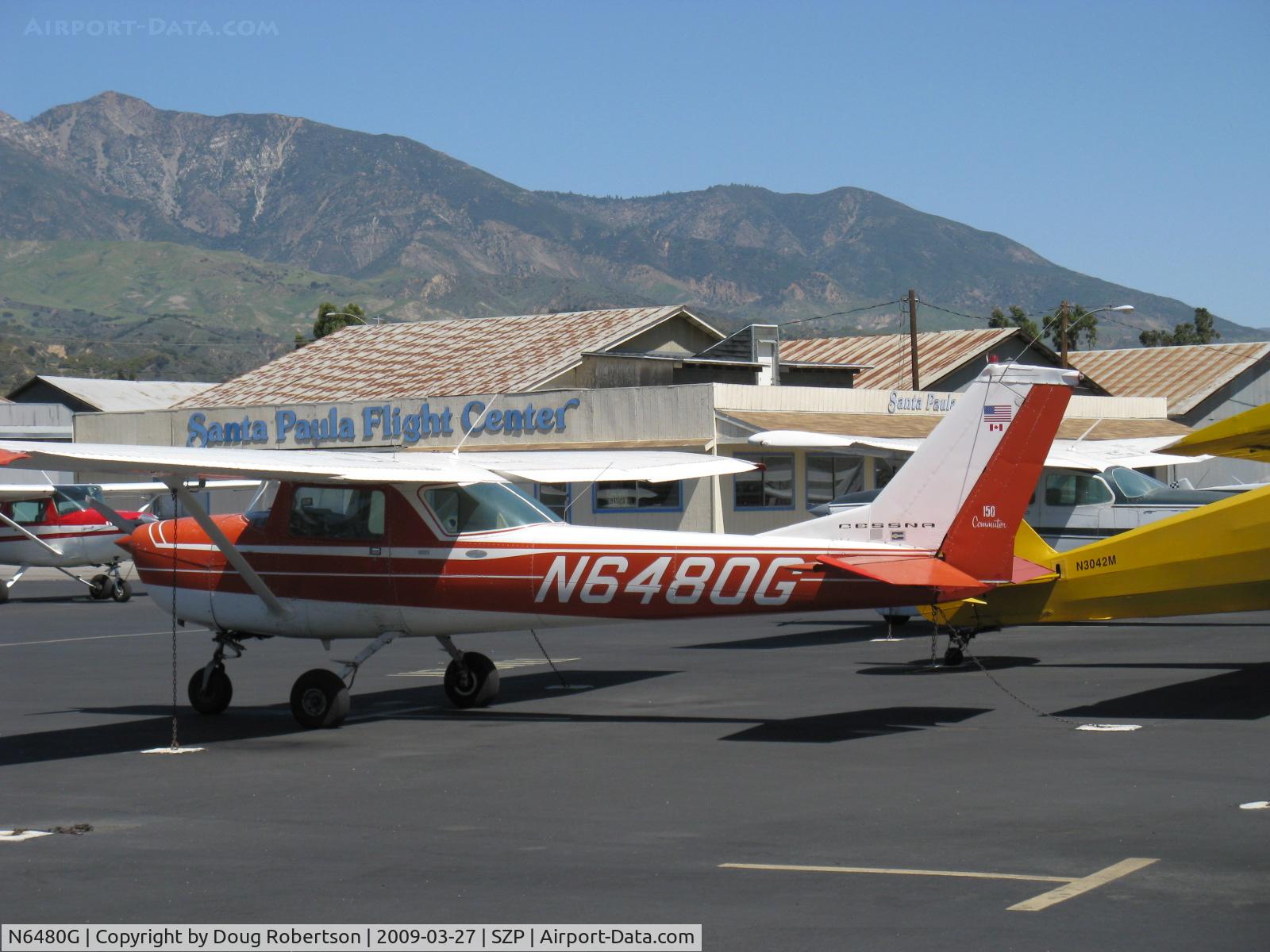 N6480G, 1970 Cessna 150K C/N 15071980, 1970 Cessna 150K COMMUTER, Continental O-200 100 Hp
