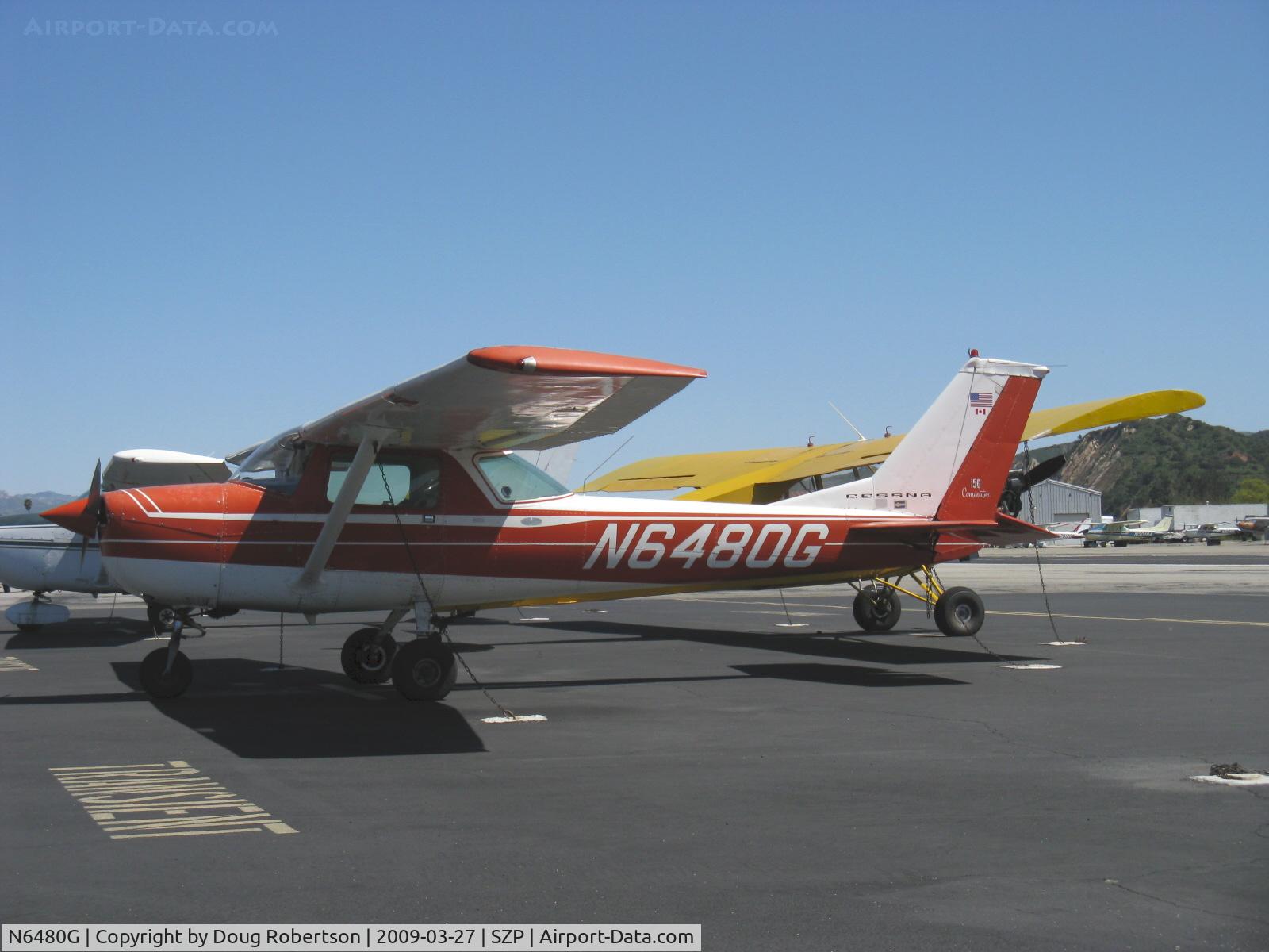 N6480G, 1970 Cessna 150K C/N 15071980, 1970 Cessna 150K COMMUTER, Continental O-200 100 Hp