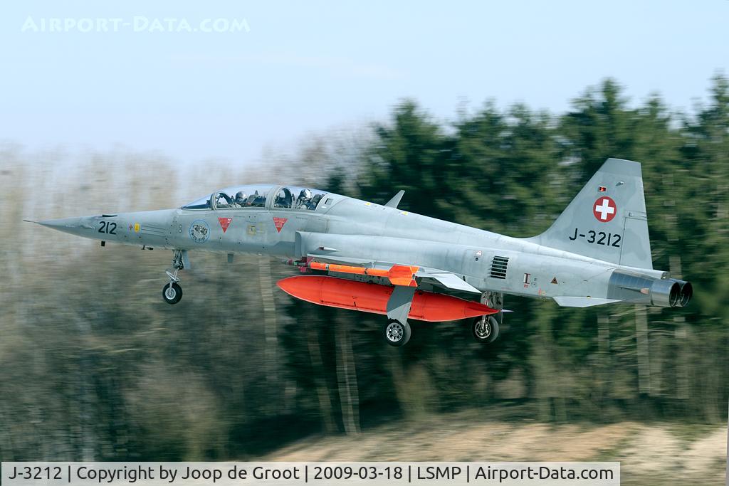 J-3212, Northrop F-5F Tiger II C/N M1012, Being the last F-5F delivered to the Swiss AF J-3212 has some nose art applied.