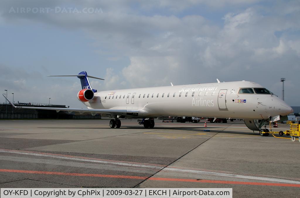 OY-KFD, 2009 Bombardier CRJ-900 (CL-600-2D24) C/N 15221, CRJ9