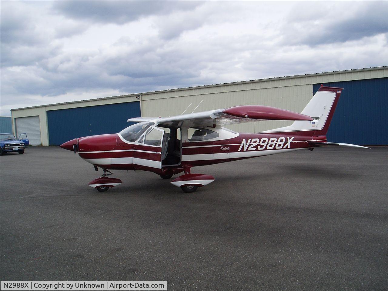 N2988X, 1968 Cessna 177 Cardinal C/N 17700388, Cessna N2988X
